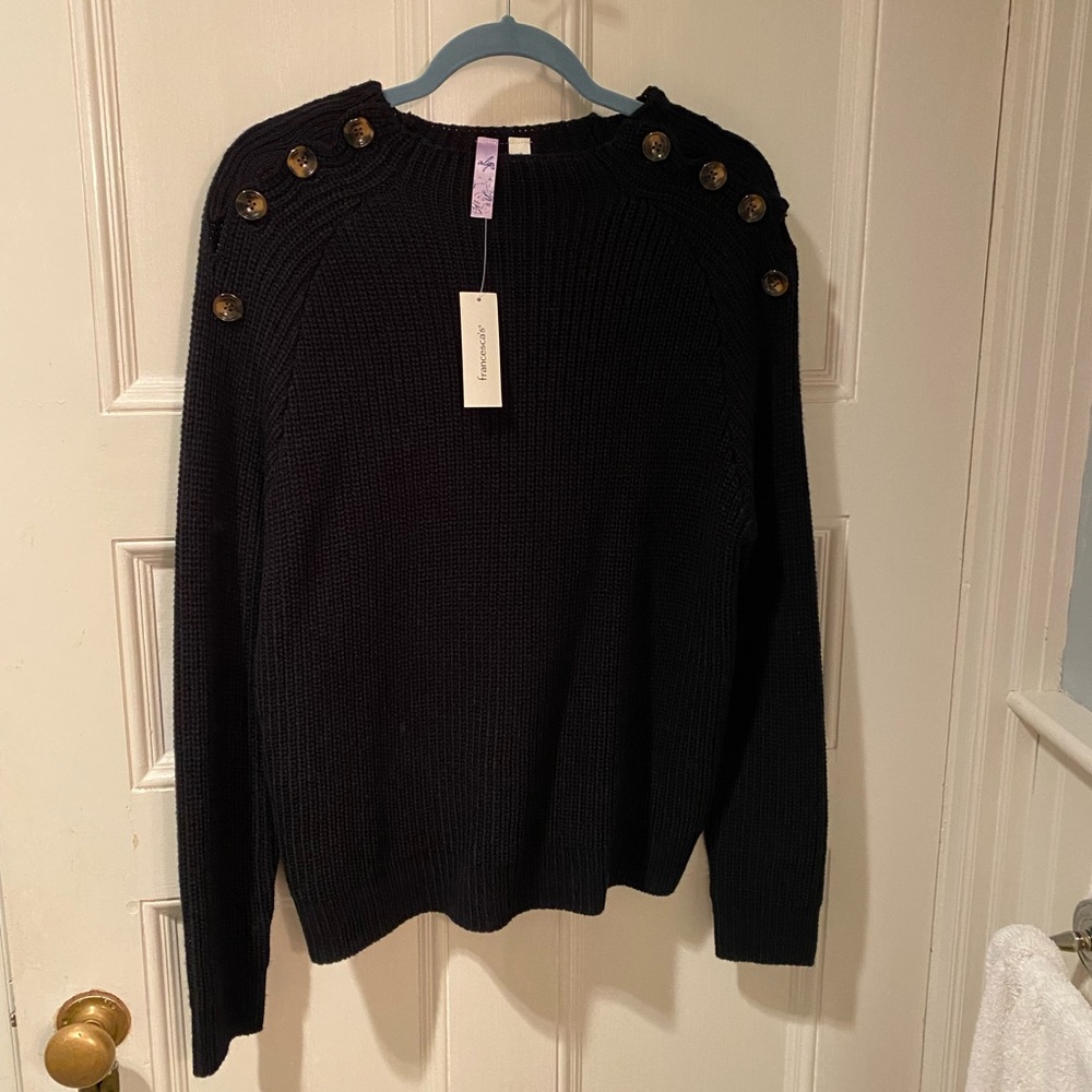 Francesca’s black women’s sweater